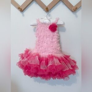 3/$30 Baby Girls Popatu Pink Ruffle Dress